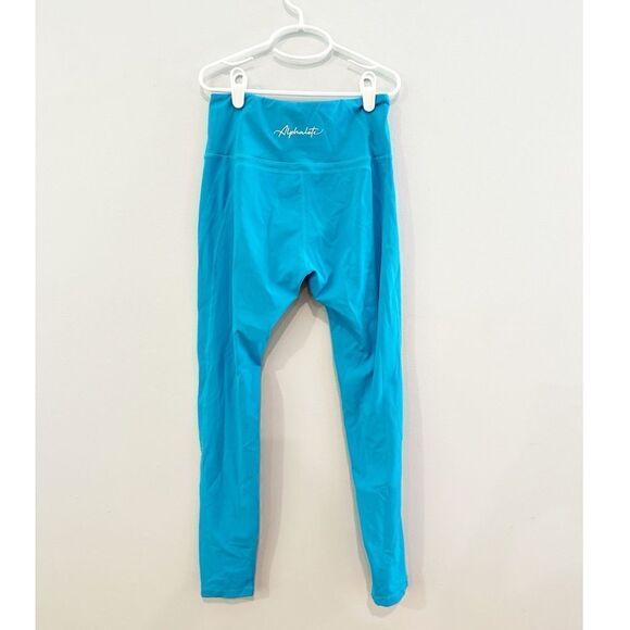 Alphalete pulse kinetic high waisted leggings teal blue - Picture 4 of 5